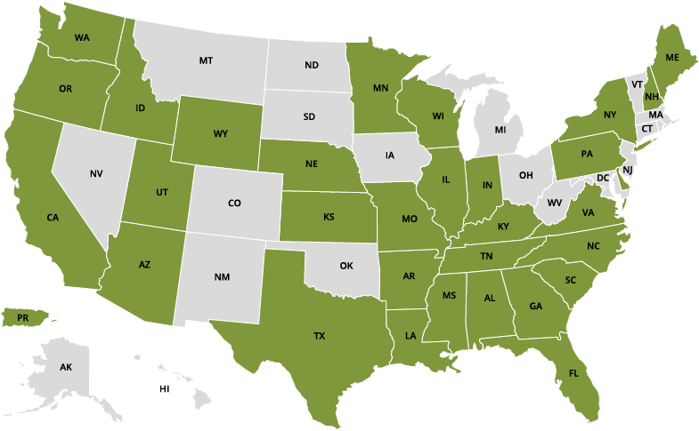 ASBOG State Map